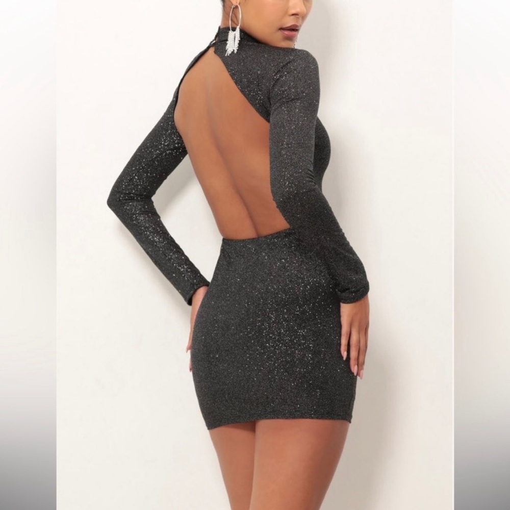 Lucy In The Sky Crystal Open Back Dress